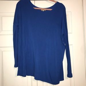 PIKO Royal Blue Long Sleeve Top
